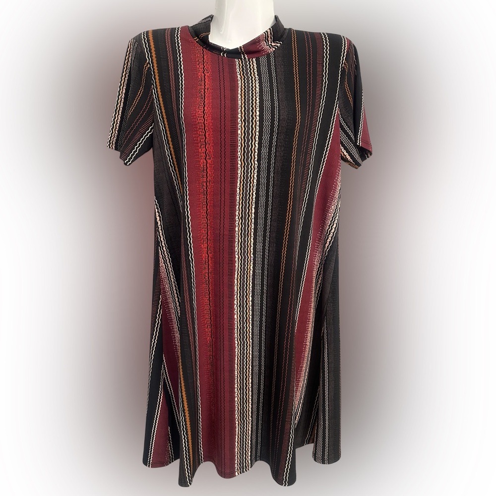 Bcbg Generation Shift Striped Multicolor Dress - image 1